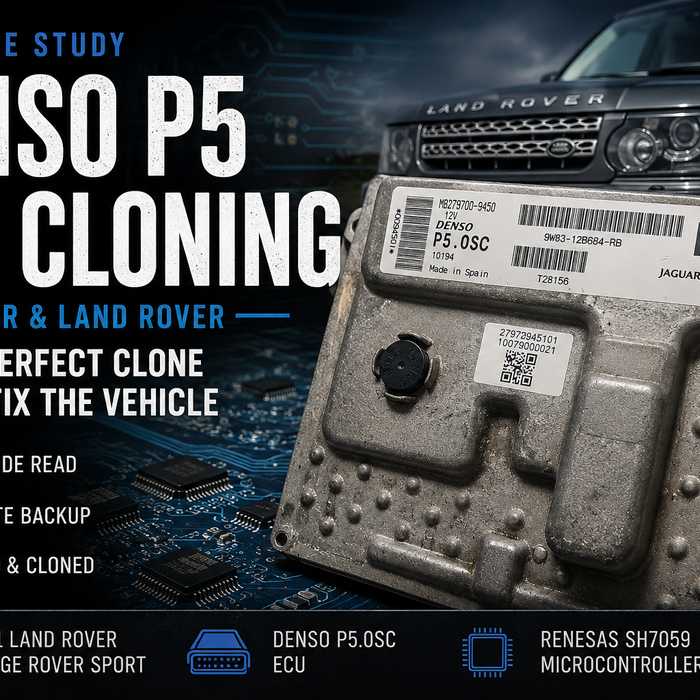 2010 Jaguar & Land Rover Denso P5 ECU Cloning: A Real Case Study