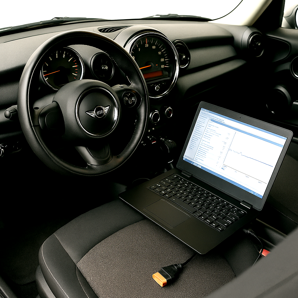 Mini Cooper In-Car Vehicle Testing