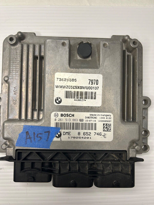 2010-2016 ECU ECM DME Engine Control Module Mini Cooper Turbo 8652746 Countryman