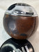 Mini Copper 07 08 6 speed manual Brown Leather Chrome Shifter 1 Knob Boot