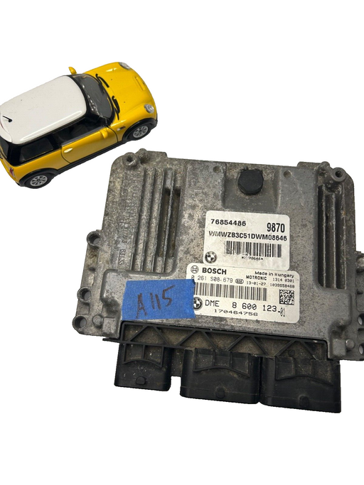 2010-2016 ECU ECM DME Engine Control Module Mini Cooper Turbo 7600123 Countryman