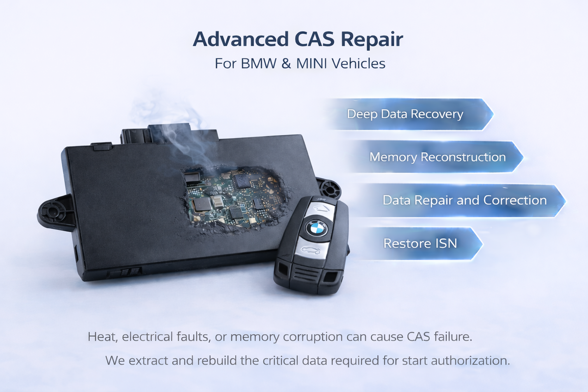 Cas Control Module Mini BMW MINI CAS CAR ACCESS SYSTEM CAS2, CAS3, CAS3+, CAS4 IMMOBILIZER MOD ...