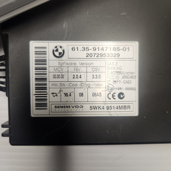 07-13 BMW Mini Cooper Theft Immobilizer CAS 3 Module 61359147185