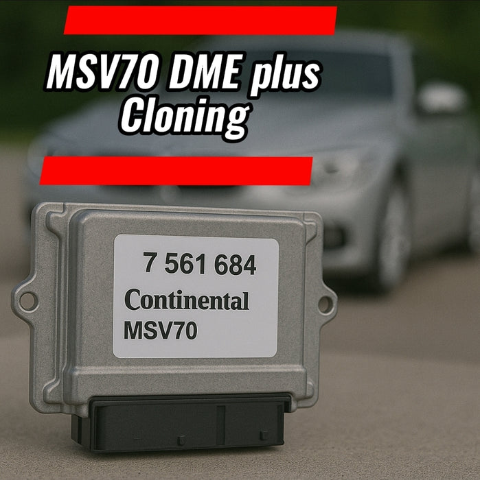 2009 MSV70 DME plus Advanced Cloning- 7561684