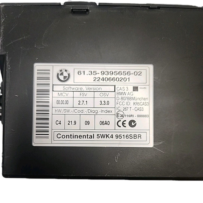 10-15 BMW Mini Cooper Theft Immobilizer CAS 3 Module 61359395656 Plus Cloning