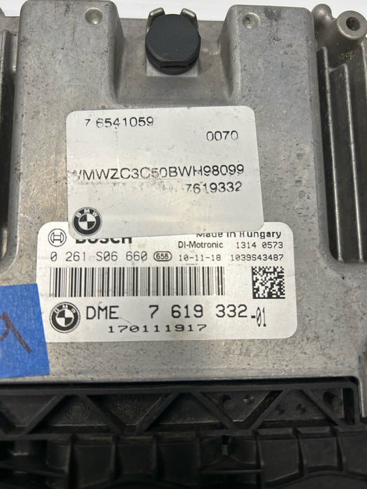 2010-2016 ECU ECM DME Engine Control Module Mini Cooper Countryman Turbo 7619332